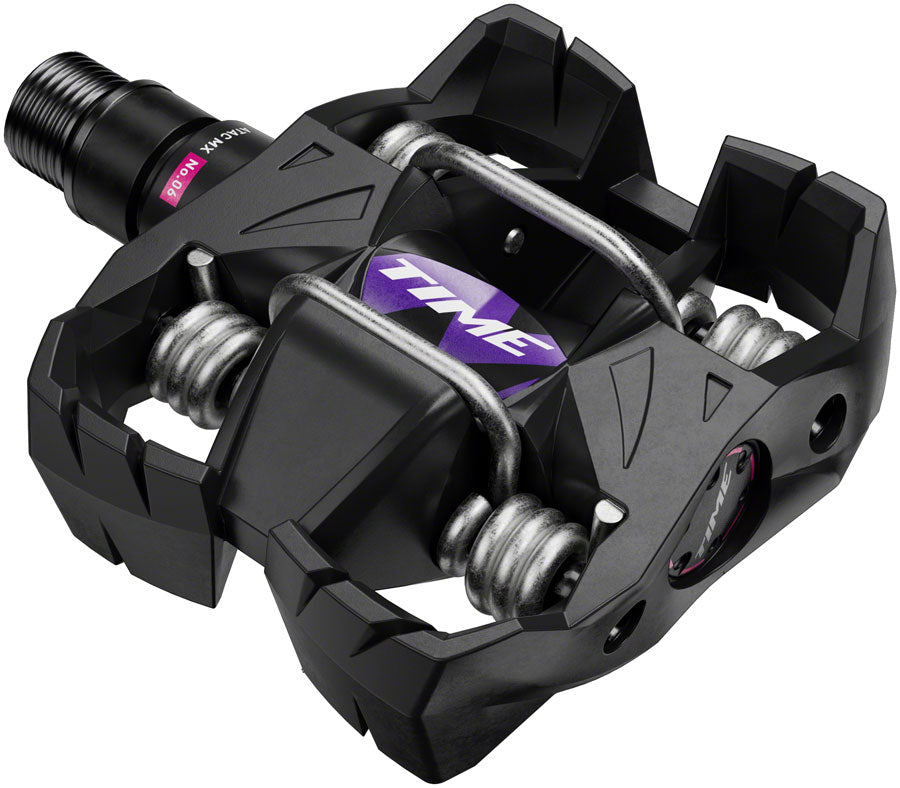 Time MX 6 Pedals - Dual Sided Clipless with Platform, Aluminum, 9/16", Black, B1 - Pedals - MX 6 Pedals