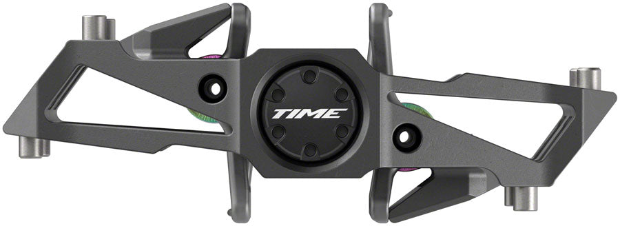 Time Speciale 10 Pedals - Dual Sided Clipless with Platform, Aluminum, 9/16", Gray, Large, B1 - Pedals - Speciale 10 Pedals