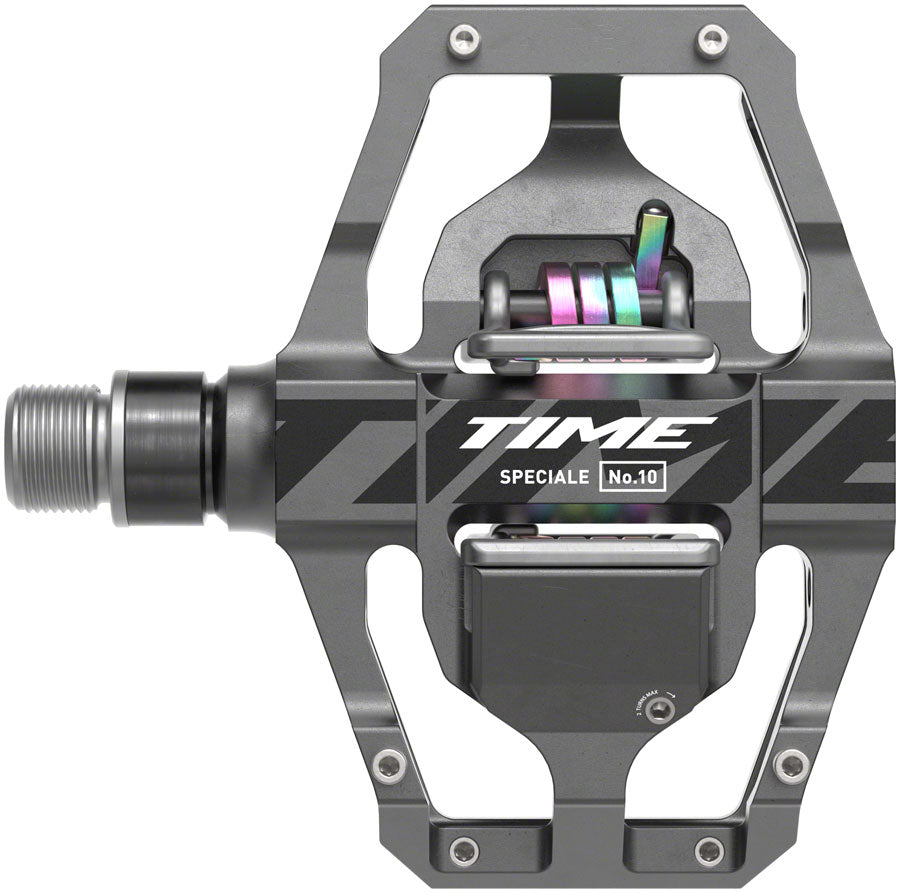 Time Speciale 10 Pedals - Dual Sided Clipless with Platform, Aluminum, 9/16", Gray, Large, B1 MPN: 00.6718.027.003 UPC: 710845909405 Pedals Speciale 10 Pedals