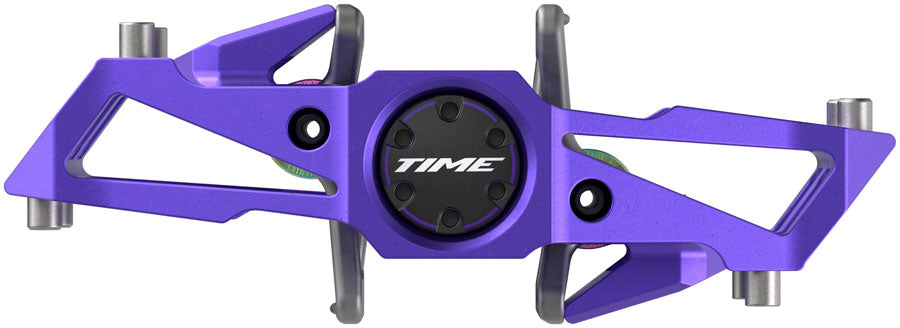 Time Speciale 10 Pedals - Dual Sided Clipless with Platform, Aluminum, 9/16", Purple, Large, B1 - Pedals - Speciale 10 Pedals