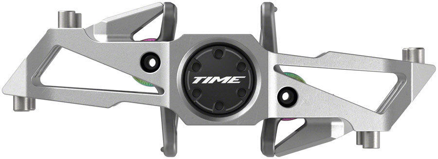 Time Speciale 10 Pedals - Dual Sided Clipless with Platform, Aluminum, 9/16", Raw, Large, B1 - Pedals - Speciale 10 Pedals