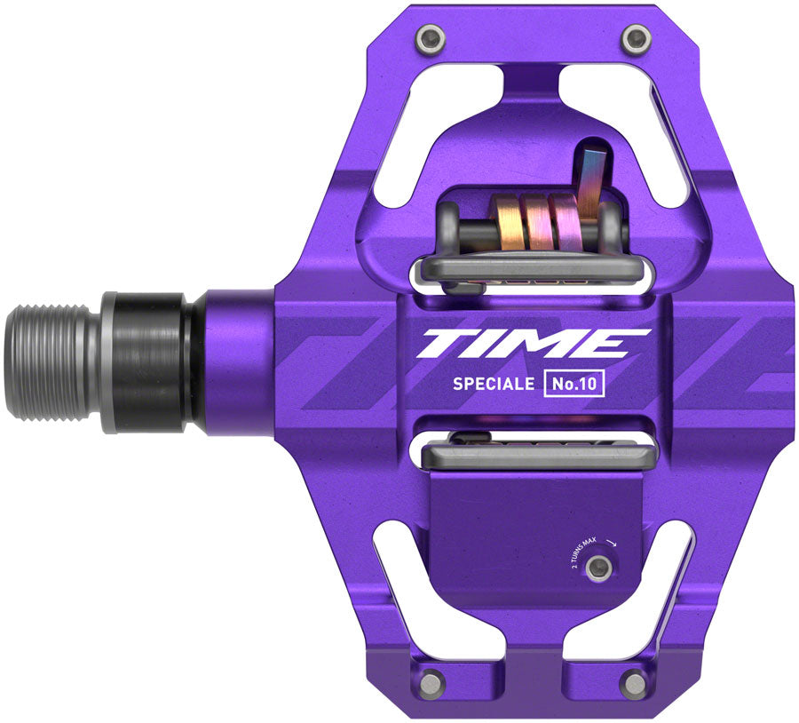 Time Speciale 10 Pedals - Dual Sided Clipless with Platform, Aluminum, 9/16", Purple, Small, B1 MPN: 00.6718.028.005 UPC: 710845909443 Pedals Speciale 10 Pedals
