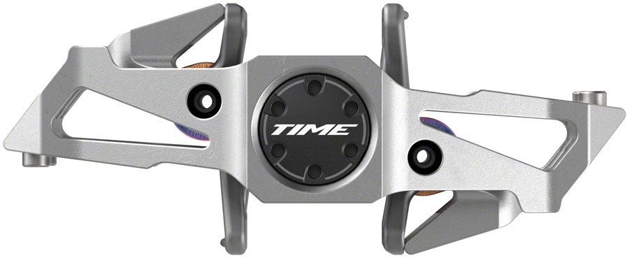 Time Speciale 10 Pedals - Dual Sided Clipless with Platform, Aluminum, 9/16", Raw, Small, B1 - Pedals - Speciale 10 Pedals