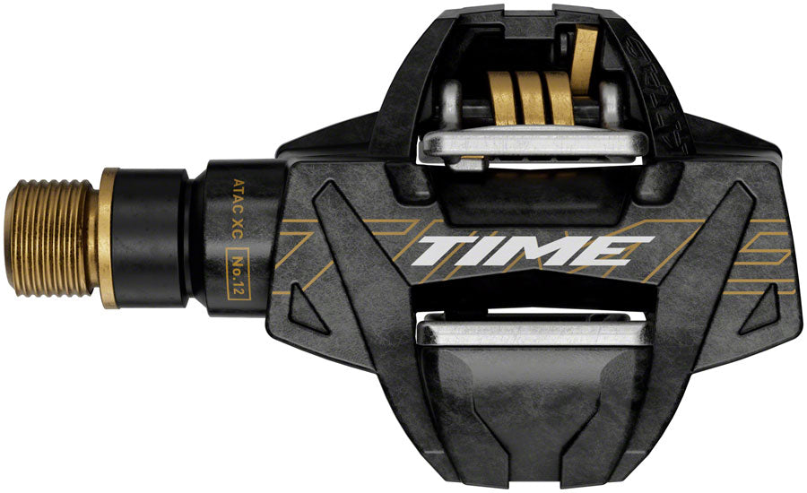 Time ATAC XC 12 Pedals - Dual Sided Clipless, Carbon, 9/16", Carbon/Gold, B1 MPN: 00.6718.034.001 UPC: 710845909672 Pedals ATAC XC 12 Pedals