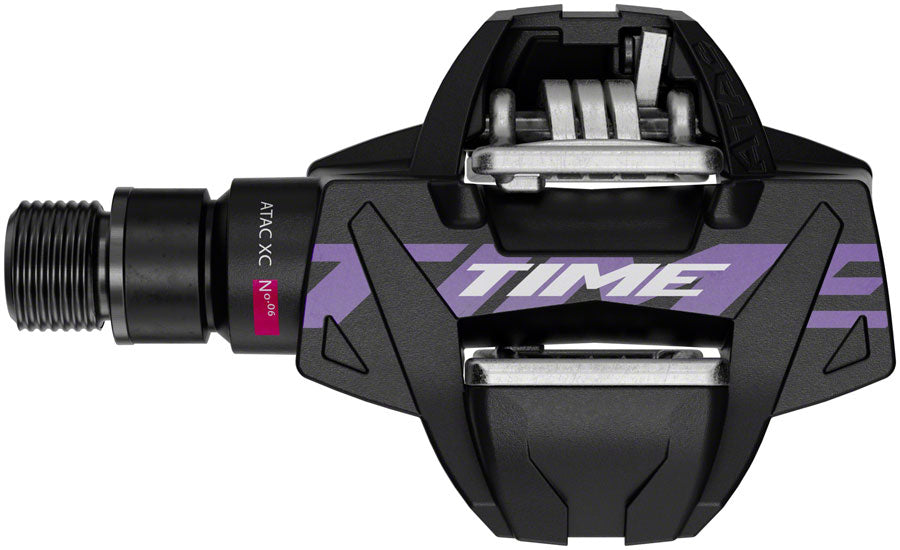 Time ATAC XC 6 Pedals - Dual Sided Clipless, Composite, 9/16", Black/Purple, B1 MPN: 00.6718.036.001 UPC: 710845909696 Pedals ATAC XC 6 Pedals