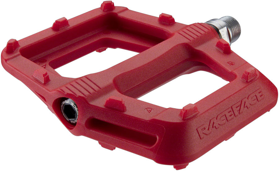 RaceFace Ride Pedals - Platform, Composite, 9/16", Red MPN: PD20RIDRED UPC: 821973353173 Pedals Ride Pedal