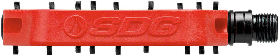 SDG Comp Pedals - Platform, Composite , 9/16" , Red - Pedals - Comp Pedals