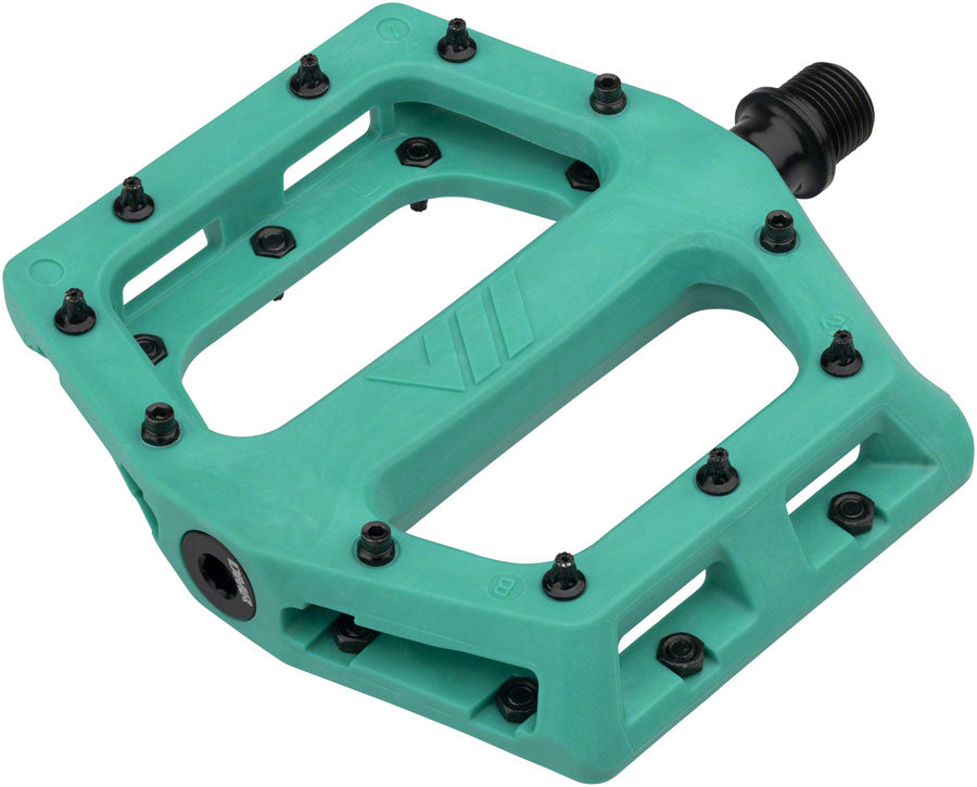 DMR V11 Pedals - Platform, Composite, 9/16", Turquoise - Pedals - V11 Pedals