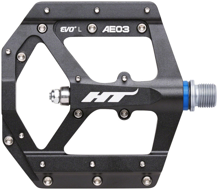 HT Components AE03(EVO+) Pedals - Platform, Aluminum, 9/16", Black MPN: 102001AE03XX1J01G1X1 Pedals AE03 Evo+ Pedals