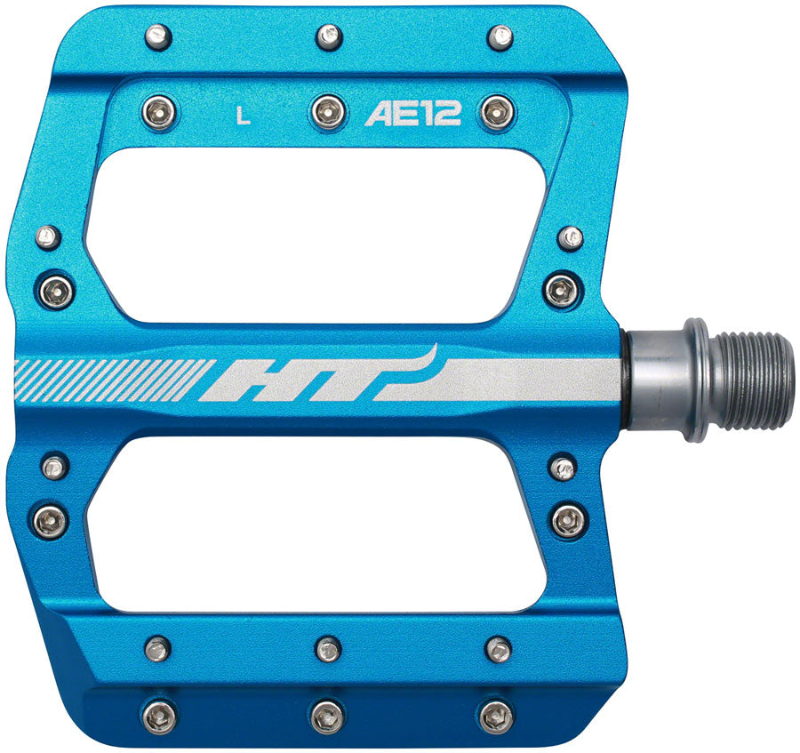 HT Components AE12 Pedals - Platform, Aluminum, 9/16", Marine Blue MPN: 102001AE12XX1J10G1X1 Pedals AE12 Pedals