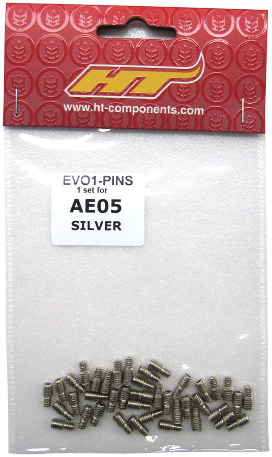 HT Components AE05(EV01) Pedal Pin Kit - Silver MPN: 1363HT100016 Pedal Small Part Pin Kit