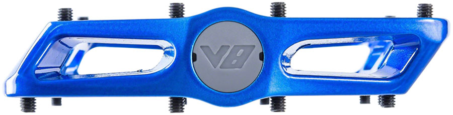 DMR V8 Pedals - Platform, Aluminum, 9/16", Electric Blue - Pedals - V8 Pedals