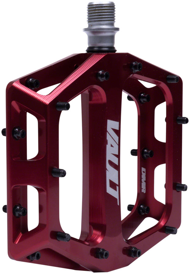 DMR Vault Pedals - Platform, Aluminum, 9/16", Deep Red - Pedals - Vault Pedals