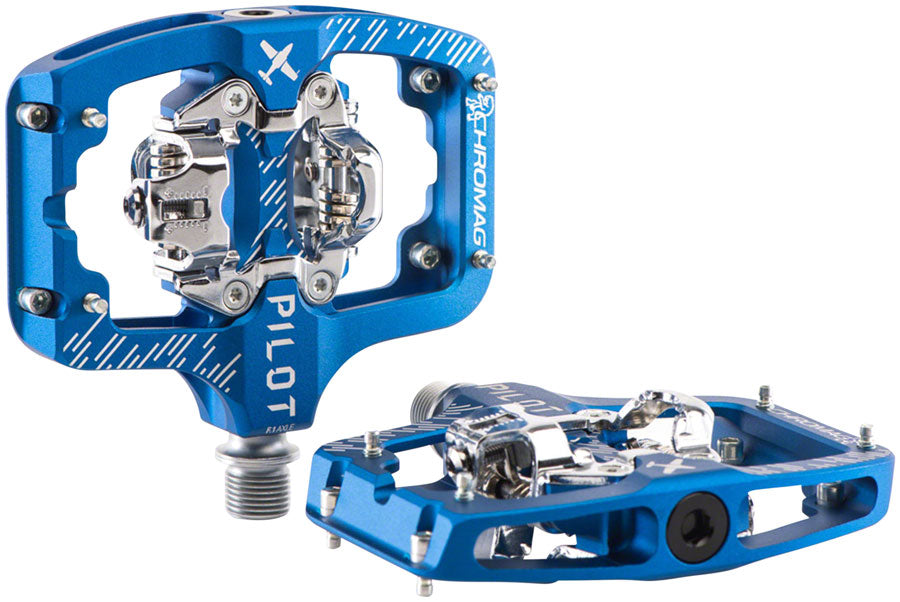 Chromag Pilot Pedals - Dual Sided Clipless, 9/16", Blue, Regular MPN: 180-003-010 UPC: 826974040787 Pedals Pilot Pedals
