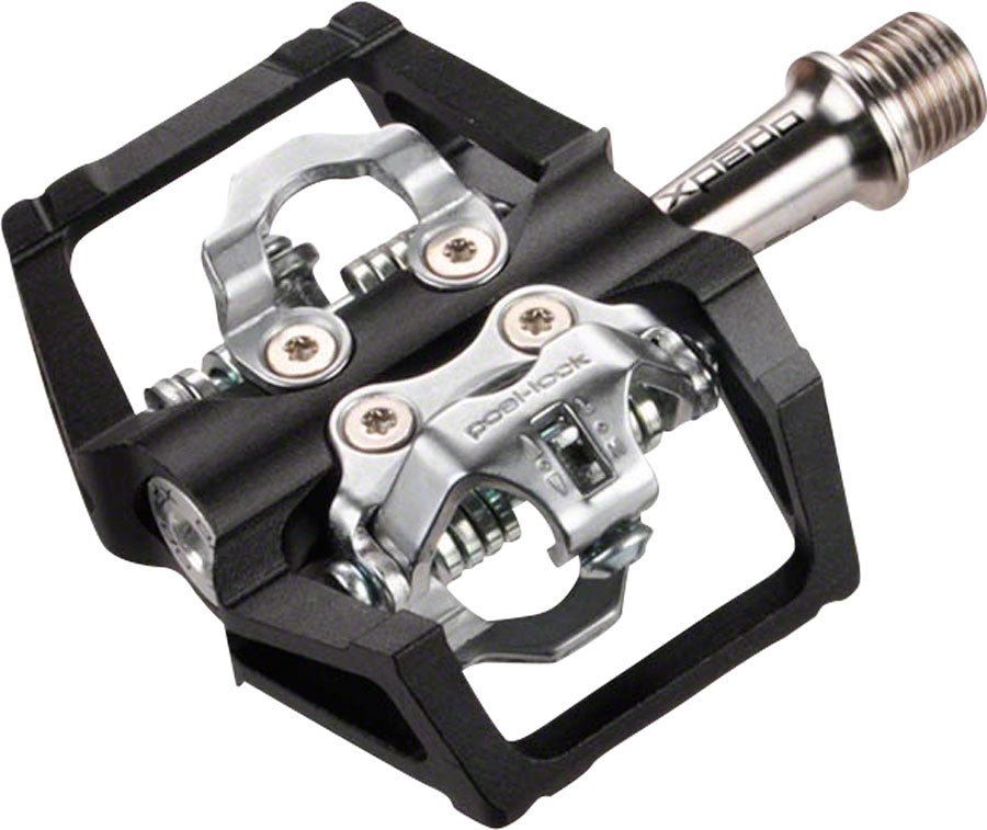 Xpedo Baldwin Pedals - Dual Sided Clipless with Platform, Aluminum, 9/16", Black, Chromoly MPN: XMF09AC-BLACK UPC: 883511003469 Pedals Baldwin Pedals