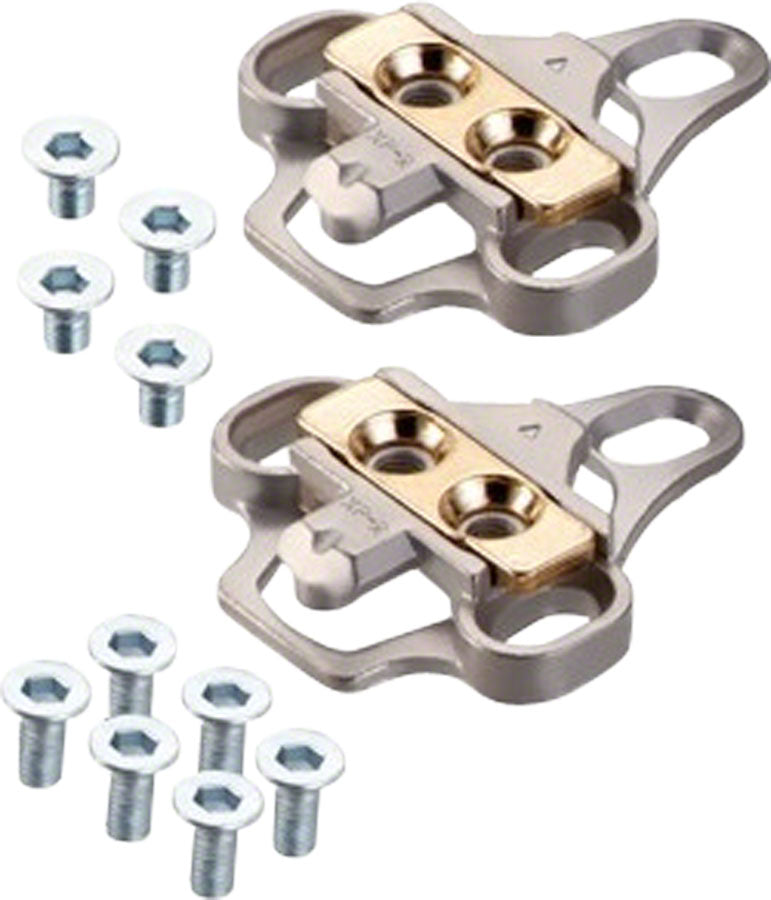 Xpedo XPR Adapter and Cleat Set for 3-hole mounting to 2-hole SPD style cleats: Shimano Compatible, Silver