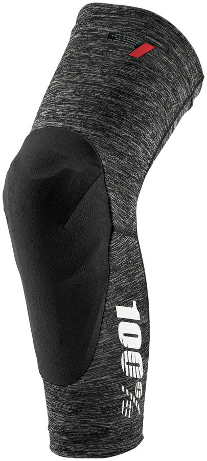100% Teratec Knee Guards - Gray Heather, Small