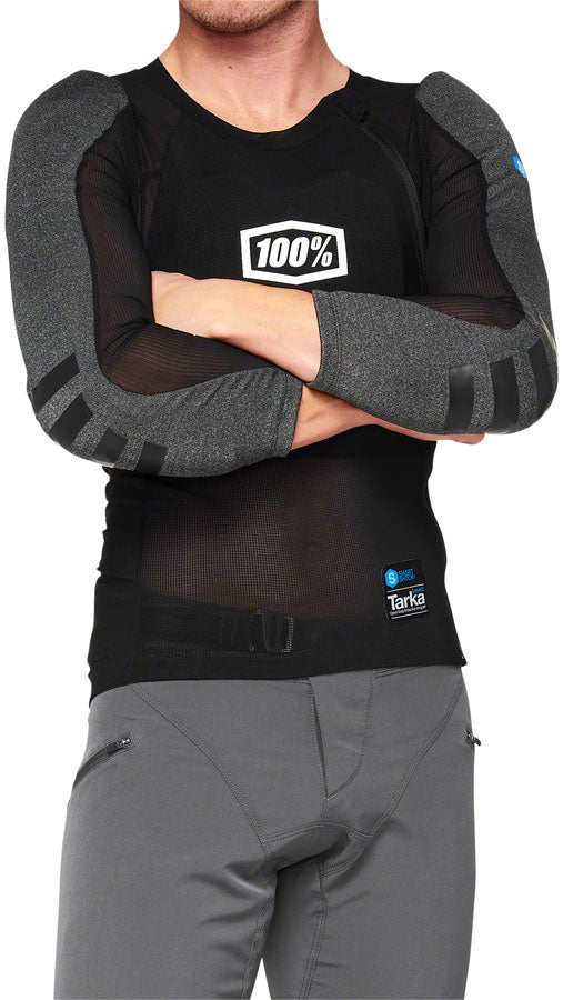 100% Tarka Long Sleeve Body Armor - Black, Small