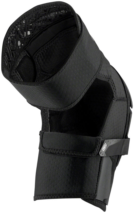 100% Fortis Knee Guards - Black, Small/Medium - Leg Protection - Fortis Knee Guards