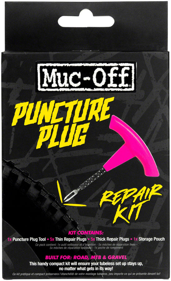 Muc-Off Puncture Plug Tubeless Repair Kit - Tube & Tire Care Product - Puncture Plug Repair Kit