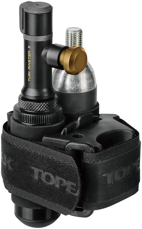 Topeak Tubi Master X CO2 Repair Kit - 25g MPN: TUB-MSX UPC: 883466033719 CO2 and Pressurized Inflation Device Tubi Master X CO2 Repair Kit