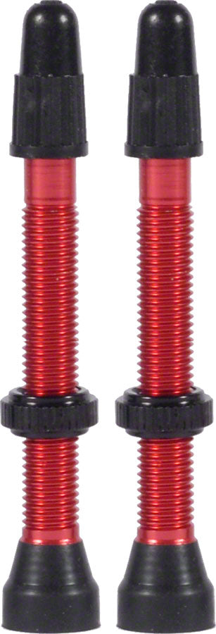 WTB Aluminum TCS Tubeless Valves: 46mm, Red, Pair MPN: W095-0009 UPC: 714401950092 Tubeless Valves TCS Presta Valve