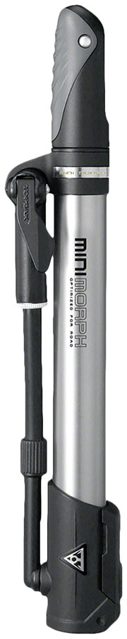 Topeak Mini Morph Mini Pump - 160psi, Silver/Black MPN: TMM-1 UPC: 768661117009 Frame Pump Mini Morph Pump