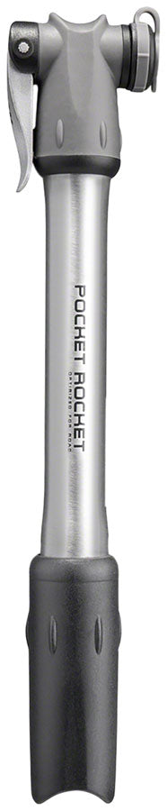 Topeak Pocket Rocket Mini Pump - 160psi, Silver/Black