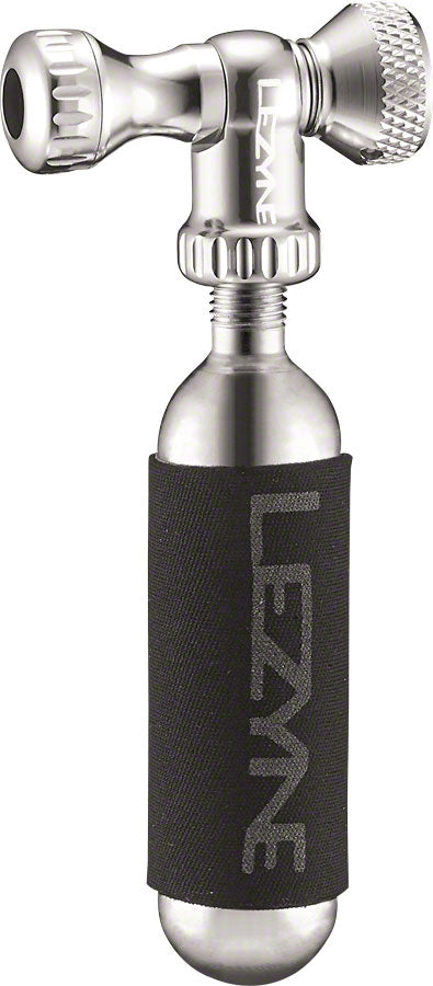 Lezyne Control Drive Co2 with 16 gram cartridge and machined Slip Fit Chuck, Silver MPN: 1-C2-CTRLDR-V106 CO2 and Pressurized Inflation Device Control Drive