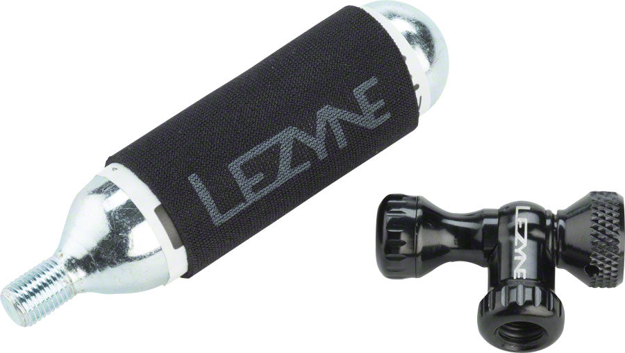 Lezyne Control Drive Co2 with 25 gram cartridge and machined Slip Fit Chuck, Black MPN: 1-C2-CTRLDR-V204 CO2 and Pressurized Inflation Device Control Drive