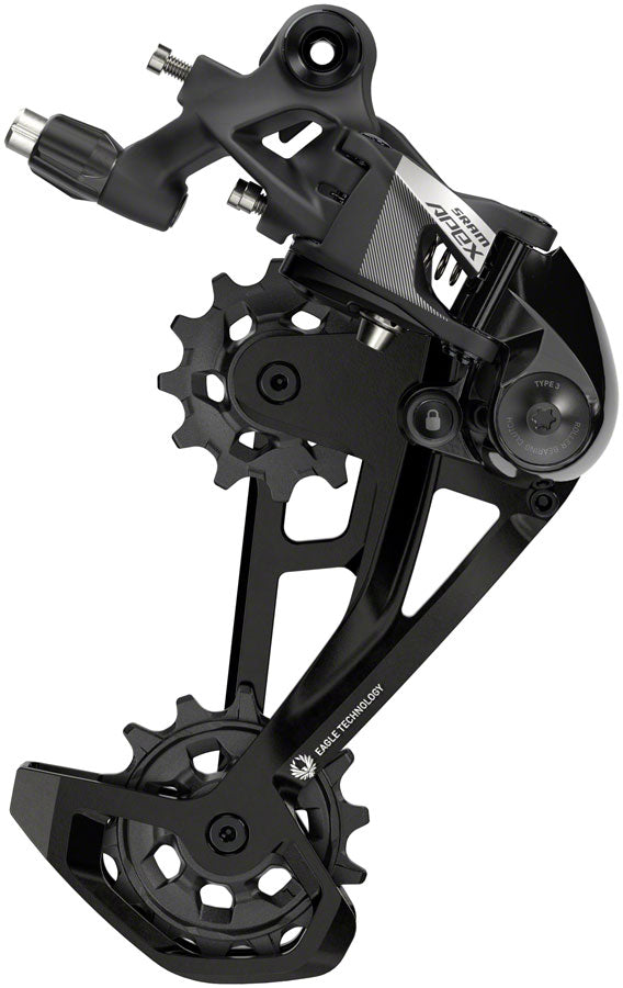 SRAM Apex Eagle Rear Derailleur - 12-Speed, Long Cage, 52t Max, Black, D1