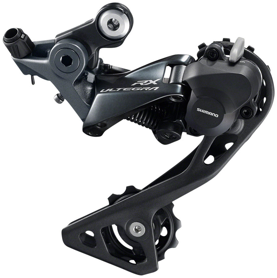 Shimano Ultegra RD-RX800-GS Rear Derailleur - 11 Speed, Medium Cage, Black, With Clutch MPN: IRDRX800GS UPC: 689228871106 Rear Derailleur Ultegra RD-RX800 Rear Derailleur
