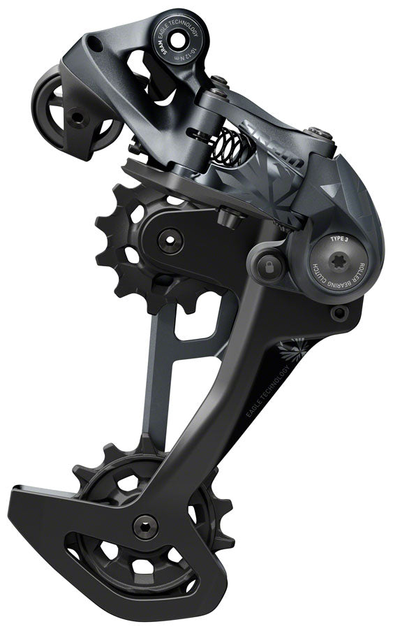 SRAM XX1 Eagle Rear Derailleur - 12-Speed, Long Cage, 52t Max, Lunar | Worldwide Cyclery SRAM XX1 Eagle Rear Derailleur - 12-Speed, Long Cage, 52t Max, Lunar | Worldwide Cyclery