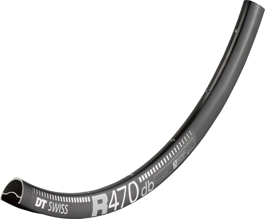 DT Swiss R 470 Rim - 700, Disc, Black, 32H
