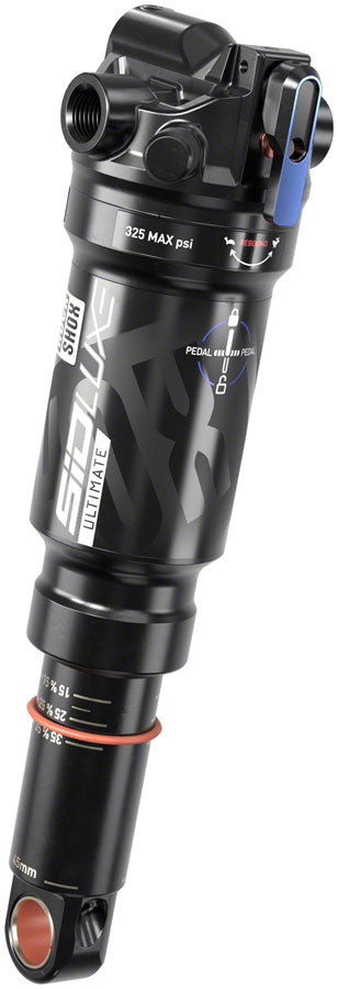 Rockshox SIDLuxe Ultimate Rear Shock 3 Position Lever - 165 x 42.5mm SoloAir, Trunnion (Includes Blue Decal) A2