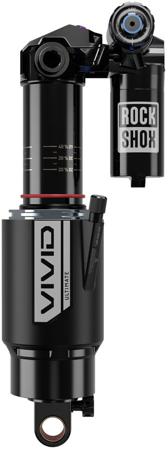 RockShox Vivid Ultimate RC2T Rear Shock - 185 x 55mm Vivid Air, 1 Token, Reb25/Comp34, Trunnion, C1 MPN: 00.4118.421.024 UPC: 710845894855 Rear Shock Vivid Ultimate RC2T Rear Shock