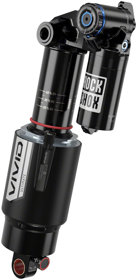RockShox Vivid Ultimate RC2T Rear Shock - 205 x 62.5mm Vivid Air, 1 Token, Reb25/Comp34, Trunnion, C1