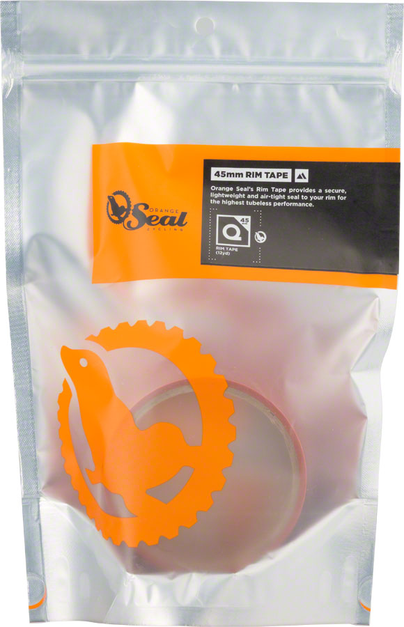 Orange Seal Tubeless Fatbike Rim Tape, 45mm x 12 yard roll MPN: 60014 UPC: 810026600142 Tubeless Tape Rim Tape