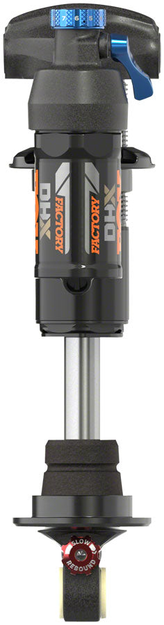 FOX DHX Factory Rear Shock - Trunnion Metric, 205 x 60 mm, 2-Position Lever, Hard Chrome Coat - Rear Shock - DHX Factory Rear Shock