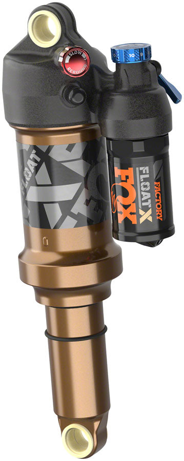 FOX FLOAT X Factory Rear Shock - Metric, 230 x 62.5 mm, EVOL LV, 2-Position Lever, Kashima Coat MPN: 979-01-091 UPC: 821973478357 Rear Shock Float X Factory Rear Shock