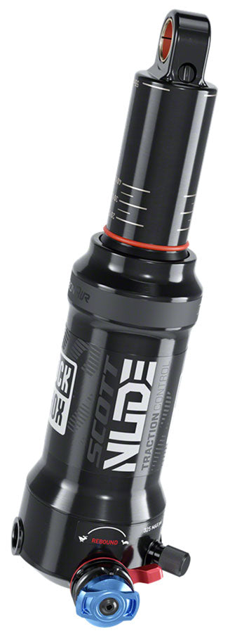 RockShox Deluxe Nude RLC3 Rear Shock - 165 x 45mm, DebonAir, 1 Token, #1 Sealhead, Medium Reb/Comp, 430lb L/O Force,