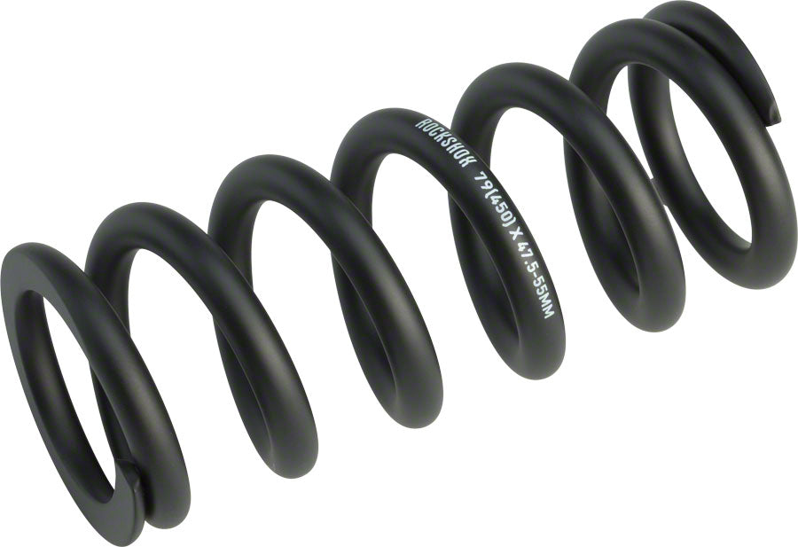 RockShox Metric Coil Spring - Length 134mm, Travel 47.5-55mm, 450 lbs, Black