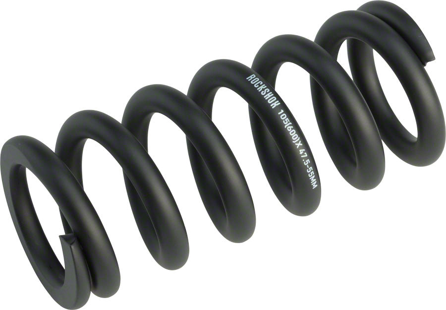 RockShox Metric Coil Spring - Length 134mm, Travel 47.5-55mm, 600 lbs, Black