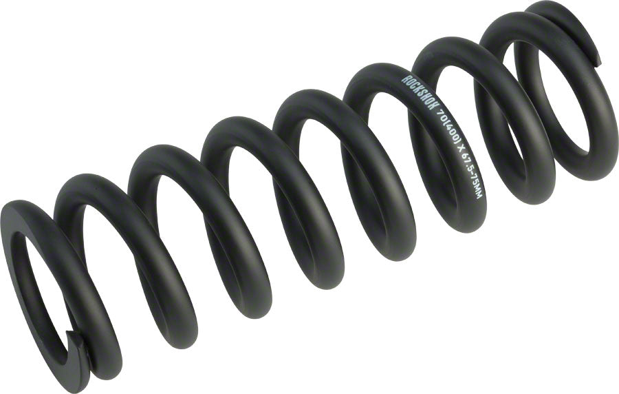 RockShox Metric Coil Spring - Length 174mm, Travel 67.5-75mm, 400 lbs, Black