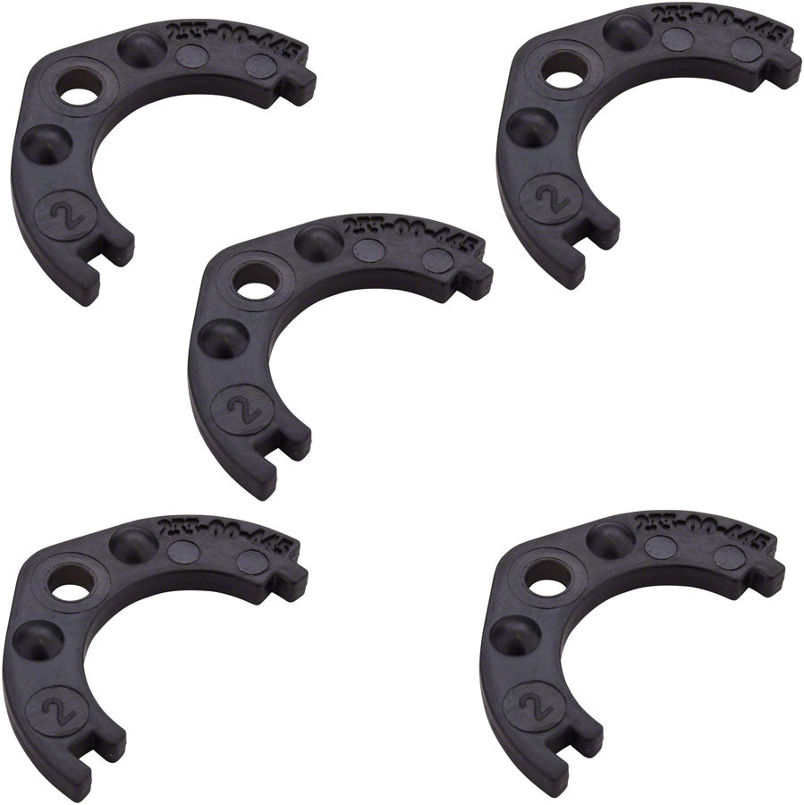 FOX Travel Spacers - 2022 DHX, 2.5mm, Quantity 10 (5 Pair) MPN: 803-01-800 UPC: 821973436517 Rear Shock Part Travel Spacers