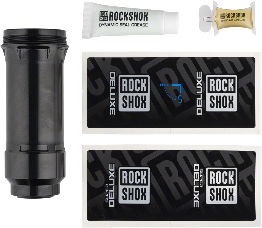 RockShox Rear Shock Air Can Assembly - Progressive, 67.5-75mm, Super Deluxe C1/Deluxe C1 (2022+) MPN: 11.4118.059.016 UPC: 710845878961 Rear Shock Part Rear Shock Air Can Assembly