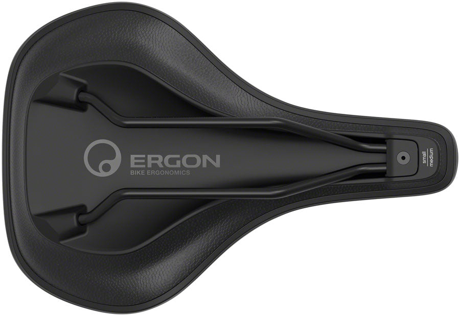 Ergon SC Core Prime Saddle - Black/Gray, Mens, Small/Medium - Saddles - SC Core Prime Saddle