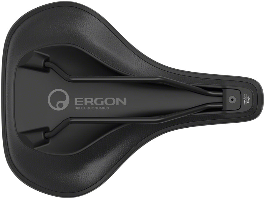 Ergon SC Core Prime Saddle - Black/Gray, Mens, Medium/Large - Saddles - SC Core Prime Saddle