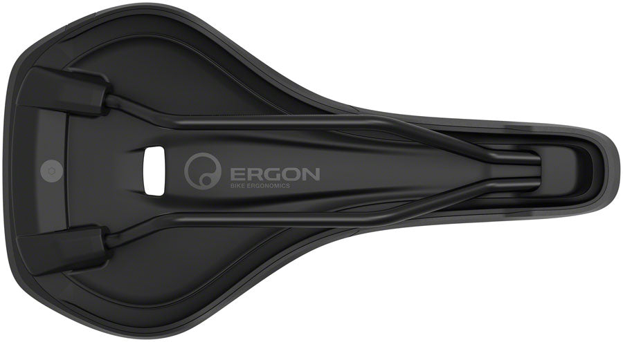 Ergon SMC Saddle Stealth Mens Medium Large Saddles Clamp Style Std Worldwide Cyclery