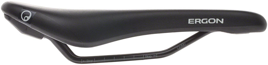 Ergon SM Sport Saddle Chromoly Black Men s Medium Large Saddles Worldwide Cyclery